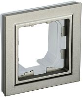 Рамка универсальная IEK Brite РУ-1-БрШ-44 1-м. IP44 шампань картинка